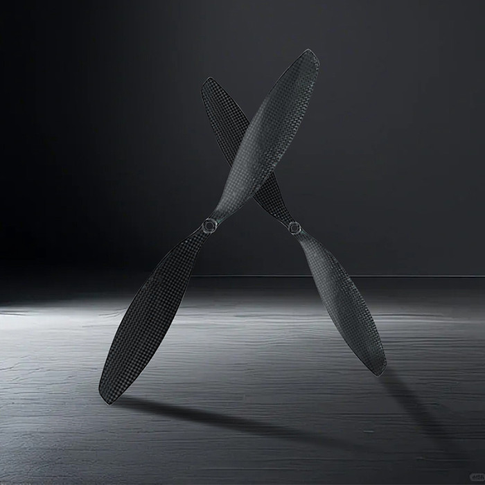 Gemfan 1Pair Carbon Fiber 14Inch CW CCW Propeller 14x7 for RC Electric Model Airplane
