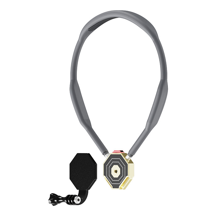 Sports Camera Chest Lanyard Mount (Triple-Magnet, Anti-Shake Strap) -  Horizontal/Vertical Switch | Fits DJI ACTION 5/4/3, Insta360 Ace Pro, GoPro 13/12