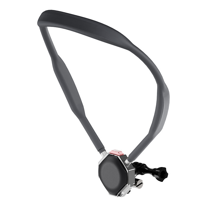 Sports Camera Neck Lanyard Mount (Triple-Magnet, One-Click Lock, Damping Adjust) - FPV Chest Recording, Horizontal/Vertical | Compatible with DJI ACTION 5/4/3, Insta360 Ace Pro, GoPro 13/12