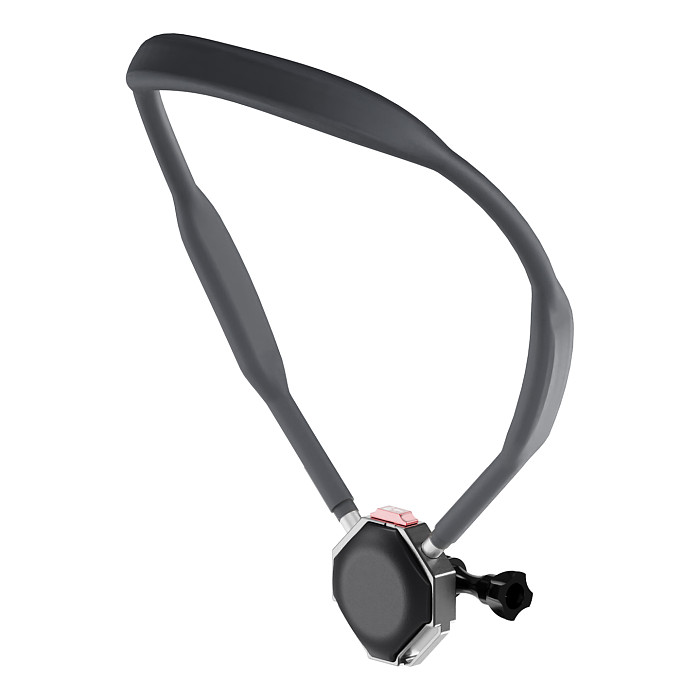 Sports Camera Chest & Neck Lanyard Mount (Triple-Magnet Version with Anti-Shake Strap & Damping Rotation) - Damped Switch Between Horizontal & Vertical Shooting, First-Person View (FPV) Chest Recording