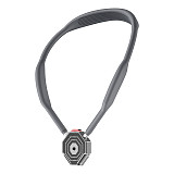 Aluminum Alloy Sports Camera Chest Magnetic Quick-Release Lanyard Mount (with Anti-Shake Strap & 1/4  BSW Thread) - For First-Person View (FPV) Chest-Mounted Shooting