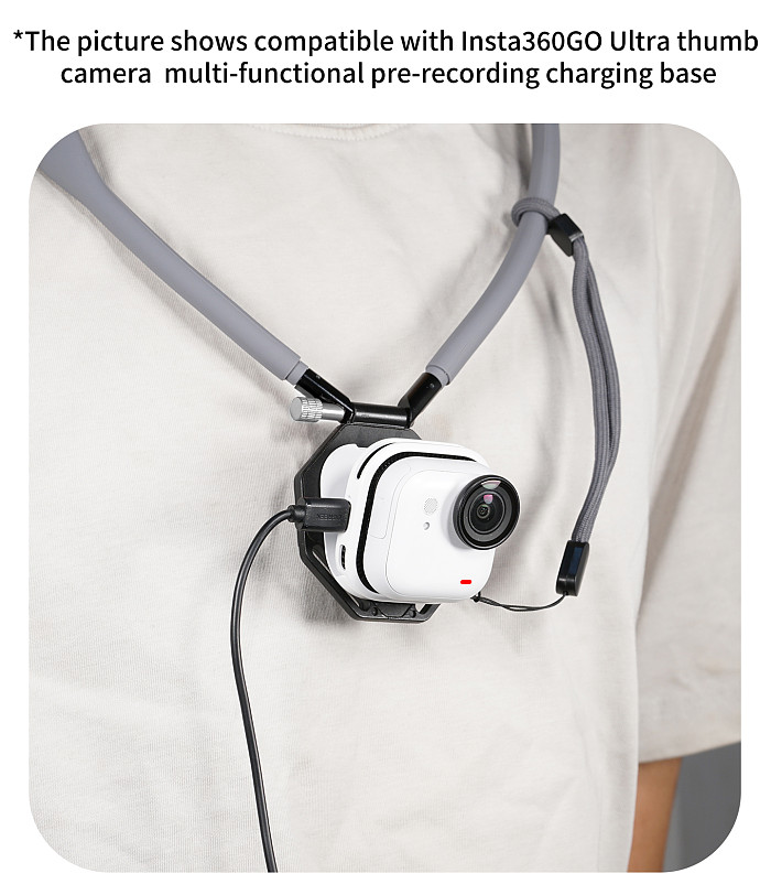 Magnetic Quick-Release Lanyard Mount First-Person View (FPV) Shooting Recording for DJI ACTION 5/4/3 Insta360Ace Pro/GoPro13/12 Action Camera Mobile Phones