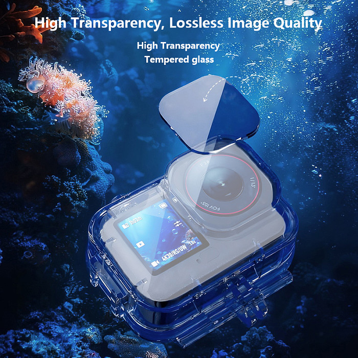 70M Waterproof Case for DJI Osmo Action 6 Housing Diving Protective Anti-Drop Shell Underwater Dive Cover for DJI Action6