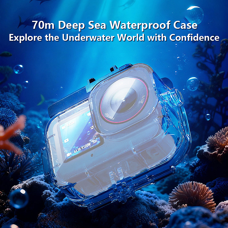 70M Waterproof Case for DJI Osmo Action 6 Housing Diving Protective Anti-Drop Shell Underwater Dive Cover for DJI Action6