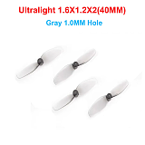 HQProp 1.6X1.2X2 CW CCW 40MM Hollow Cup Propeller 2-Blade Shaft Hole for Drone RC M Airplane