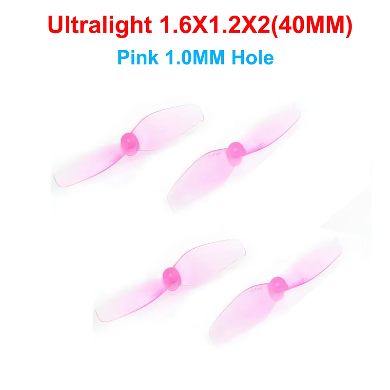 HQProp 1.6X1.2X2 CW CCW 40MM Hollow Cup Propeller 2-Blade Shaft Hole for Drone RC M Airplane