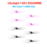 HQProp 1.6X1.2X2 CW CCW 40MM Hollow Cup Propeller 2-Blade Shaft Hole for Drone RC M Airplane