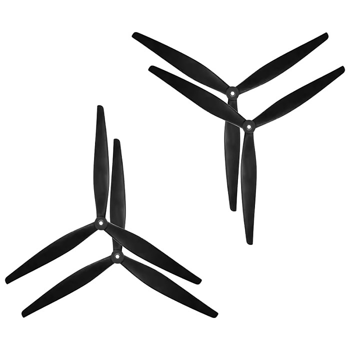 HQProp 15X10X3 16X8X3 17X8X3 CW CCW Propeller Black-Glass Fiber Reinforced Nylon 15Inch 16inch 17 Inch Prop For RC Mulitcopter