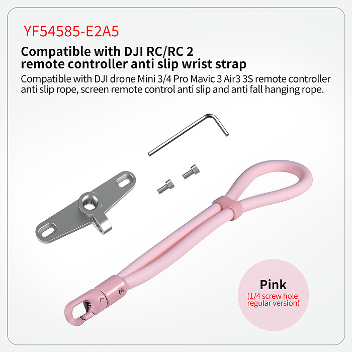 Remote Controller Anti-Slip Wristband Multi-Function Lanyard compatible with DJI RC/RC 2 Remote Controller compatible with DJI Mini 3/4 Pro Mavic 3 Air 3 3S