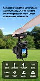 Quick Release Shutter Control Side Handle with 1/4 Arri Locating Screw NATO Rail Clamp for Sony Canon Nikon Camera Cage Handgrip