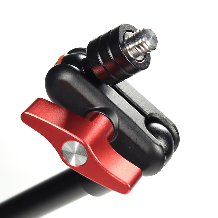 Aluminum Alloy Universal Magic Arm Bracket with Ball Head Mount Adjustable for DSLR Action Cameras Mobile Phone Selfie Tripod