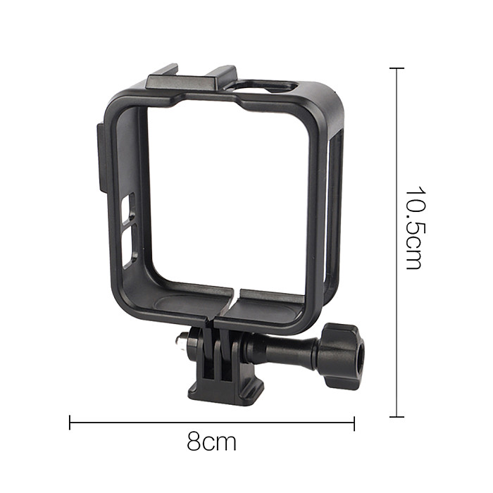 Protective Frame for GoPro MAX 2 Action Camera Plastic Protective Shell Case Cage with Cold Shoe Mount  ﻿