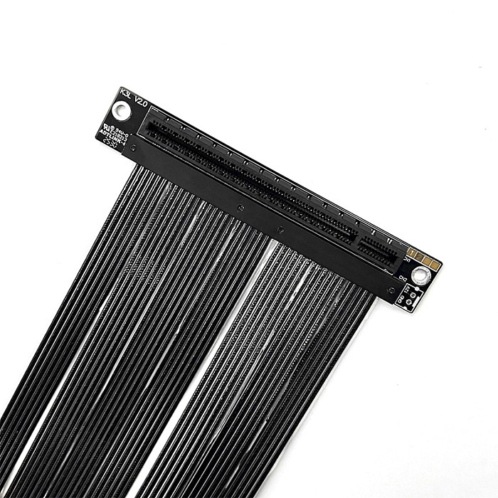 Graphics Card Extension Cable Single/Double Reversible PCIe 5.0 x16 Full-Speed Stable Compatible with ITX A4 Chassis