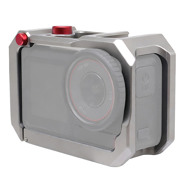 Metal Camera Cage for DJI Osmo Action 5 Pro/4/3 Camera Case Protective Frame with Cold Shoe Mount Expansion Camera Accessories
