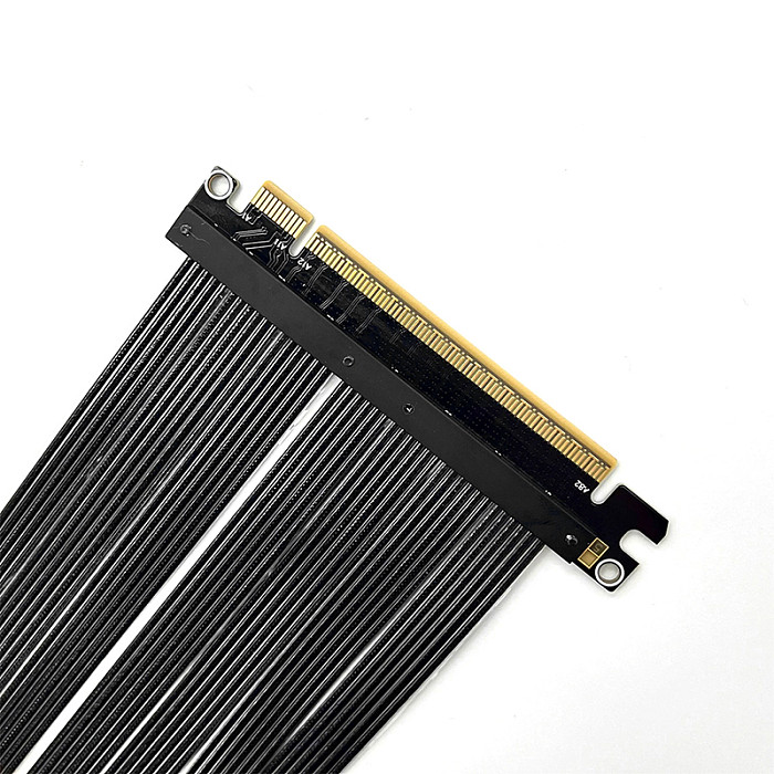Graphics Card Extension Cable Single/Double Reversible PCIe 5.0 x16 Full-Speed Stable Compatible with ITX A4 Chassis