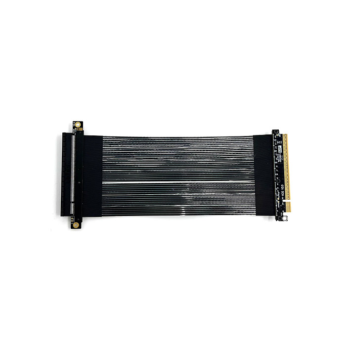 PCIe 5.0 x16 Gen5 High-Speed Lossless Flexible Cable Graphics Card GPU Extension Cable Low-Profile for AMD RX90xx Series 512Gbps