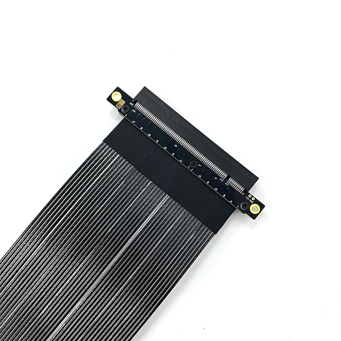 PCIe 5.0 x16 Gen5 High-Speed Lossless Flexible Cable Graphics Card GPU Extension Cable Low-Profile for AMD RX90xx Series 512Gbps