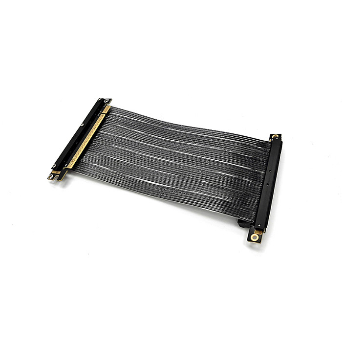 Graphics Card Extension Cable Single/Double Reversible PCIe 5.0 x16 Full-Speed Stable Compatible with ITX A4 Chassis