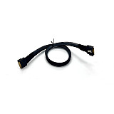  (ADT-Link) PCIe 4.0 x16 SlimSAS Graphics Card Splitter Extension Cable - Supports Dual and Quad Outputs SFF-8654