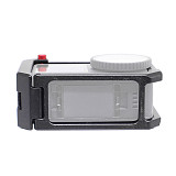 For DJI Osmo Action 6 Metal Cage With Cold Shoe Mount Aluminum Alloy Protective Frame Camera Mount Case For Action6 Accessories