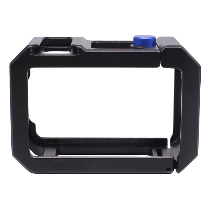 Metal Camera Cage for DJI Osmo Action 5 Pro/4/3 Camera Case Protective Frame with Cold Shoe Mount Expansion Camera Accessories