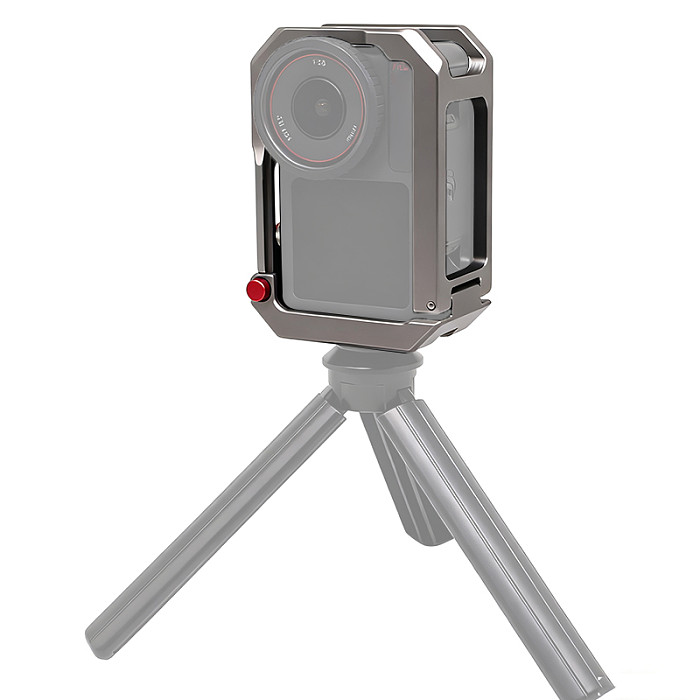 Metal Camera Cage for DJI Osmo Action 5 Pro/4/3 Camera Case Protective Frame with Cold Shoe Mount Expansion Camera Accessories