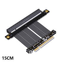 For NVIDIA RTX 5070 PCI-E 5.0 x8 to x16 GPU Extension Cable PCIe 5.0 x8 Gen5 Graphics Card Extension Cable