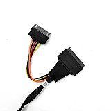  (ADT-Link) PCIe 4.0 x16 SlimSAS Graphics Card Splitter Extension Cable - Supports Dual and Quad Outputs SFF-8654