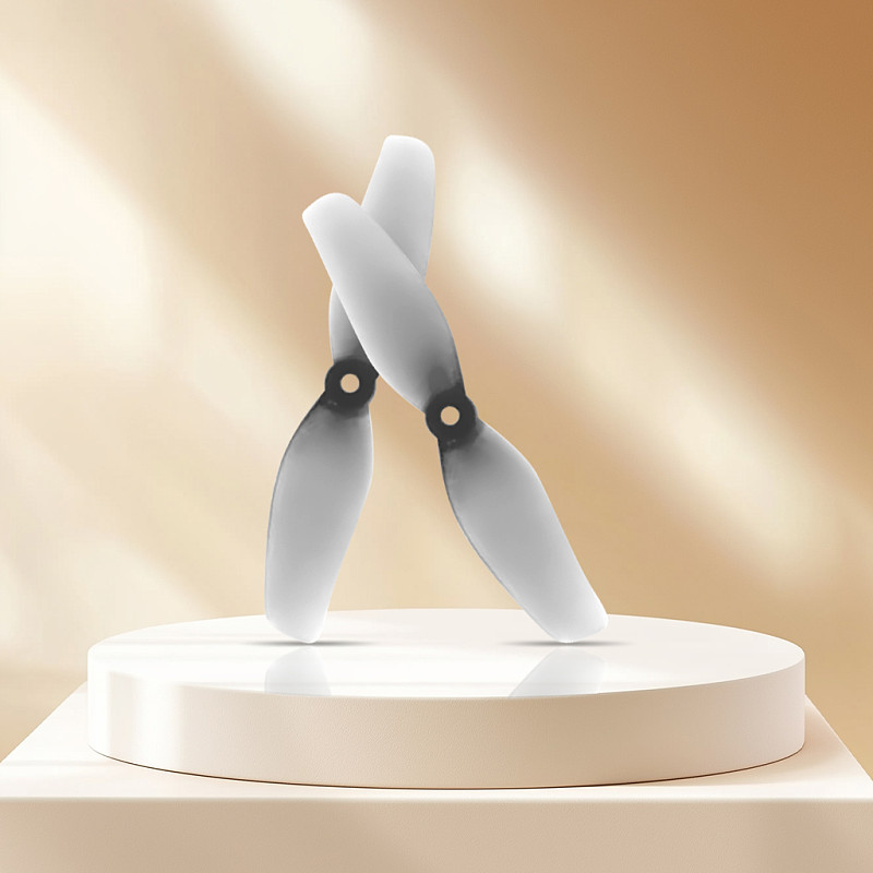 HQProp 40MM 1.6X1.2X2 Hollow Cup Propeller Dia 40mm  2-Blades Gray 1.5MM Shaft Hole for Drone RC Model Airplane