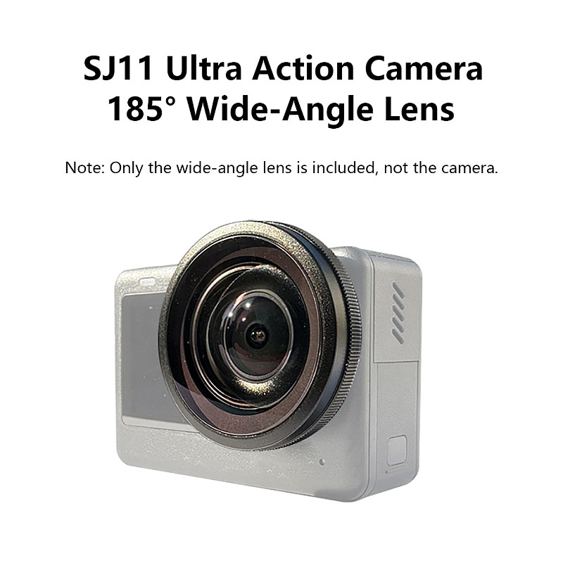 185° Ultra Wide Angle Lens Filter For SJCAM SJ11 Anti-Scratch Lens Filter Photography Action Camera Filter Accessories