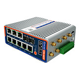 USR-G809S Gigabit Edge Router 4G industrial routers 10 Gigabit ports (2SFP + 8RJ45) and Qualcomm dual-band WiFi 6 and GNSS ﻿