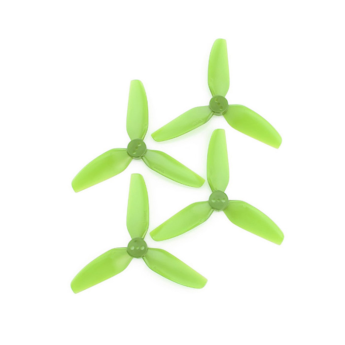 HQProp T3X3X3 (2CW 2CCW) 3inch 9.8mm 3-blade PC propeller For Quadcopter Drone