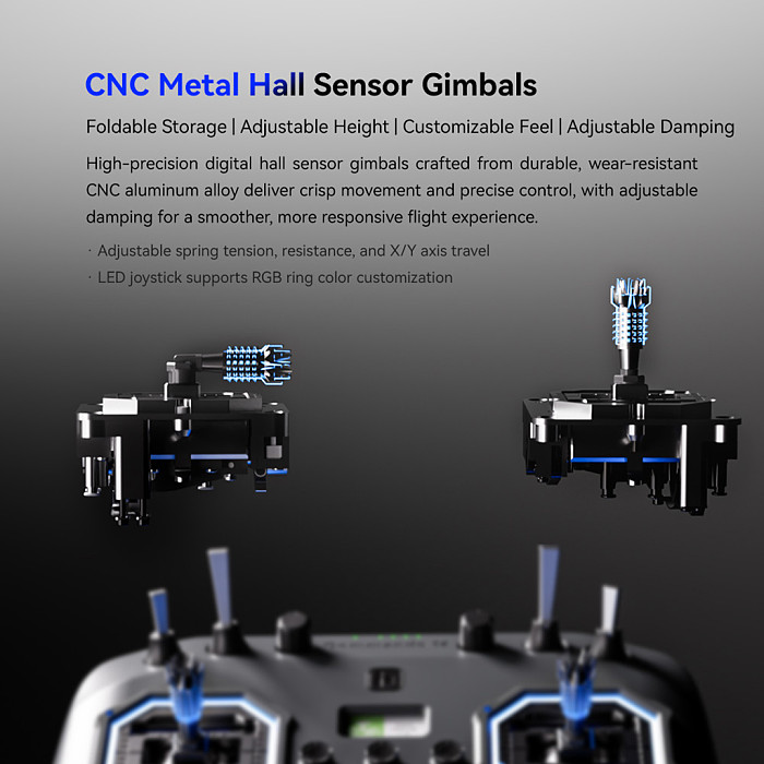 iFlight Commando 14 Remote Controller/Transmitter with GemX Dual-Band 1W, ELRS 2.4G/900MHz for FPV Drone