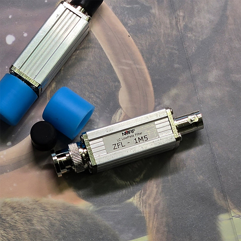 3.5MHz/7MHz/1.5MHz BNC-M BNC-F Interface Low-Pass Filter LC Discrete Component Fabrication Flat Passband Compact Design