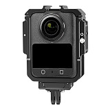 Multi-functional Camera Cage Protective Frame For DJI OSMO 360 Panoramic Action Camera Imperial 1/4  Threaded Metal Expansion Frame for Panoramic Cameras with Vertical/Horizontal Shooting