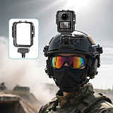 Multi-functional Camera Cage Protective Frame For DJI OSMO 360 Panoramic Action Camera Imperial 1/4  Threaded Metal Expansion Frame for Panoramic Cameras with Vertical/Horizontal Shooting