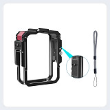 Multi-functional Camera Cage Protective Frame For DJI OSMO 360 Panoramic Action Camera Imperial 1/4  Threaded Metal Expansion Frame for Panoramic Cameras with Vertical/Horizontal Shooting