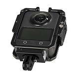 Multi-functional Camera Cage Protective Frame For DJI OSMO 360 Panoramic Action Camera Imperial 1/4  Threaded Metal Expansion Frame for Panoramic Cameras with Vertical/Horizontal Shooting