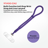 Portable Phone Wrist Strap Multi-Functional Silicone Shockproof Lanyard for Mobile Phone Case USB Drives Keys