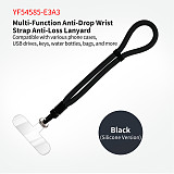 Portable Phone Wrist Strap Multi-Functional Silicone Shockproof Lanyard for Mobile Phone Case USB Drives Keys