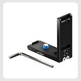 XT-XINTE Aluminum Alloy Magnetic Quick-Release Vertical/Horizontal Shooting Mount Charging Base Compatible with DJI Osmo 360 Action Camera Panoramic Camera Quick Release L Plate Adapter