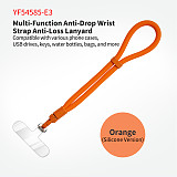 Portable Phone Wrist Strap Multi-Functional Silicone Shockproof Lanyard for Mobile Phone Case USB Drives Keys