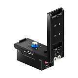XT-XINTE Aluminum Alloy Magnetic Quick-Release Vertical/Horizontal Shooting Mount Charging Base Compatible with DJI Osmo 360 Action Camera Panoramic Camera Quick Release L Plate Adapter