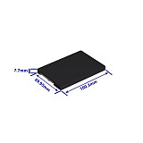 M. 2 NVMe to U.2/U.3/SATA adapter hard drive box CNC aluminum alloy shell Gen4 Gen5 (R74S-02F/R74S-04F welded AVX supercapacitor)