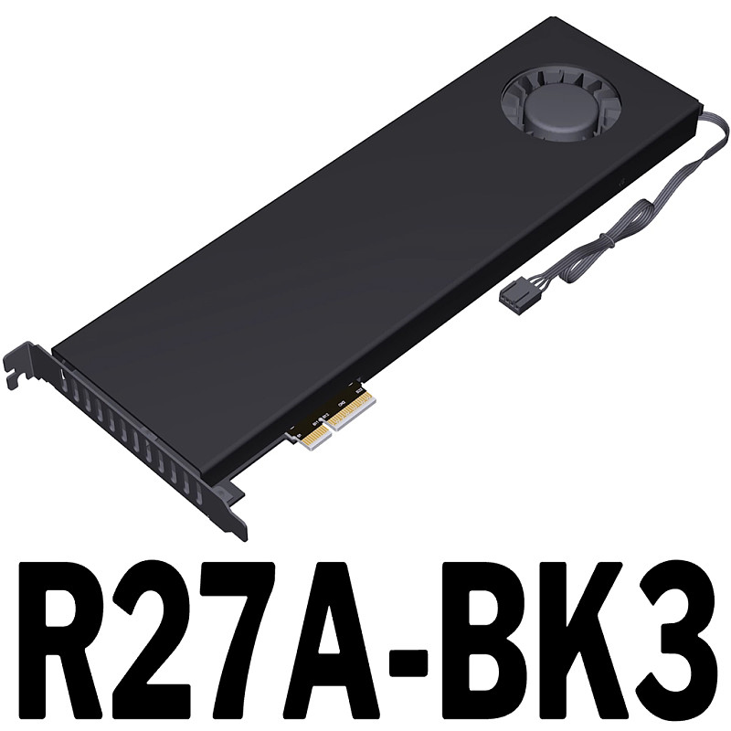 PCIe 4.0 5.0 x4 to U.2/U.3/E1.S/E3.S hard drive adapter card holder/housing