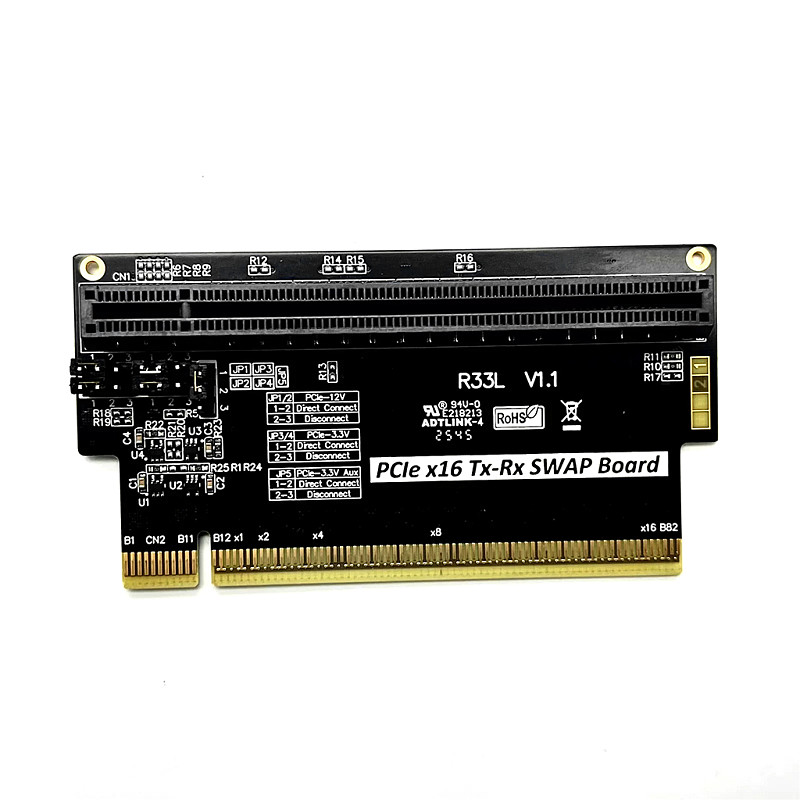 PCIe 4.0x16 Tx Rx switch card compatible with NVIDIA JETSON AGX XAVIER platform (R33L)