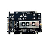 M. 2 NVMe to U.2/U.3/SATA adapter hard drive box CNC aluminum alloy shell Gen4 Gen5 (R74S-02F/R74S-04F welded AVX supercapacitor)