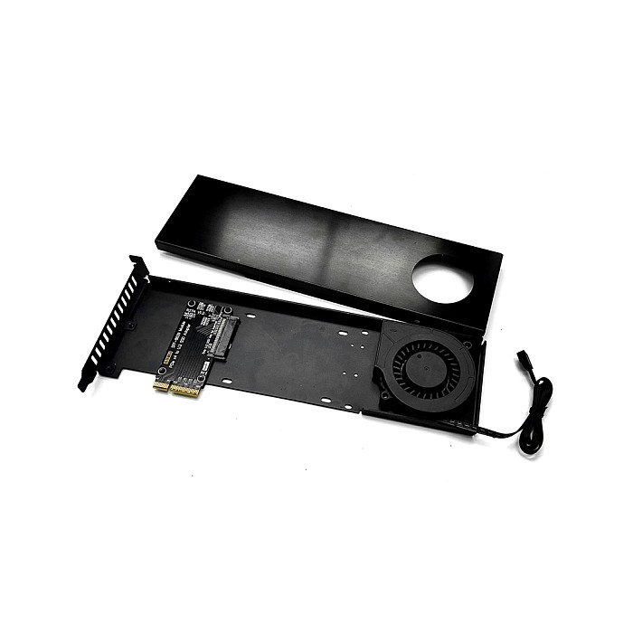 PCIe 4.0 5.0 x4 to U.2/U.3/E1.S/E3.S hard drive adapter card holder/housing