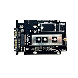 M. 2 NVMe to U.2/U.3/SATA adapter hard drive box CNC aluminum alloy shell Gen4 Gen5 (R74S-02F/R74S-04F welded AVX supercapacitor)