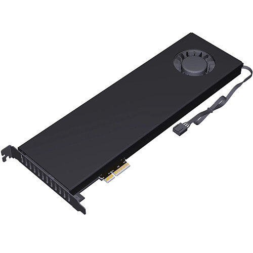 PCIe 4.0 5.0 x4 to U.2/U.3/E1.S/E3.S hard drive adapter card holder/housing